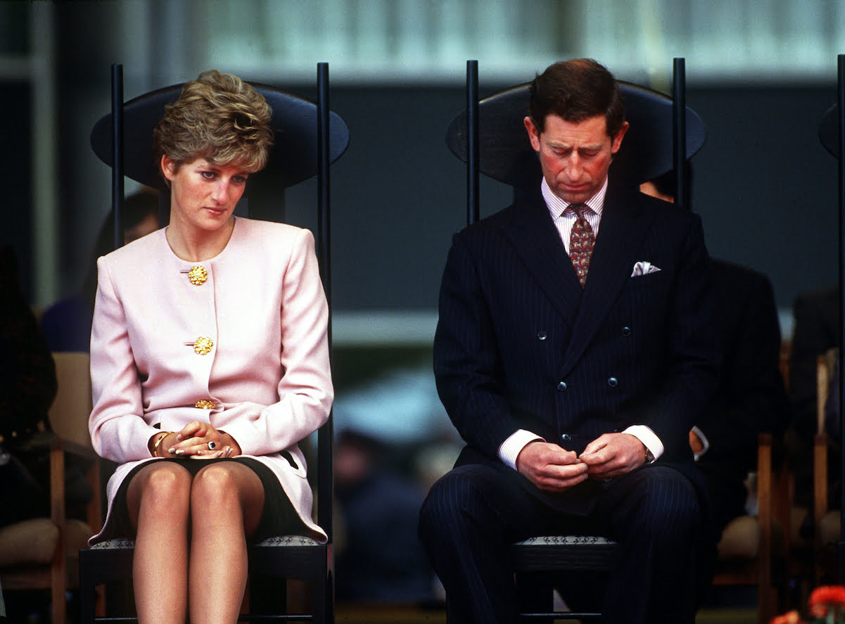 The Prince and Princess of Wales attend a welcome ceremony in Toronto at the beginning of their Canadian tour, October 1991. (Photo by Jayne Fincher/Princess Diana Archive/Getty Images)
